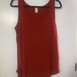 Orange tank top